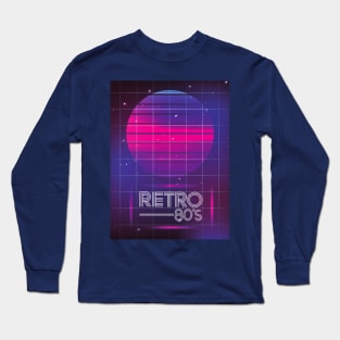 Retro 80s Long Sleeve T-Shirt